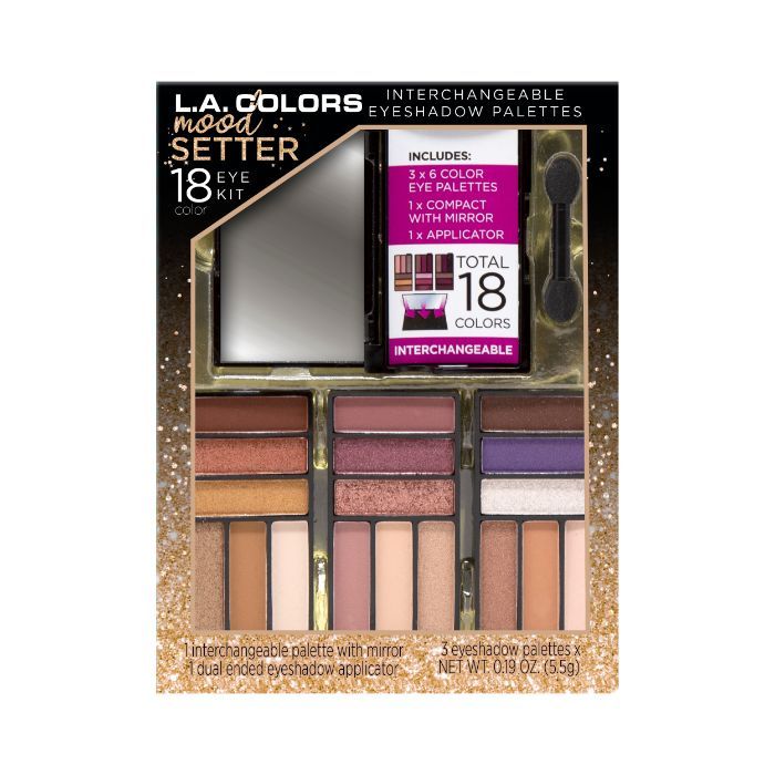 Buy LA Colors 18 color Moodsetter Eyeshadow - Amazed 16.5 GM - Purplle