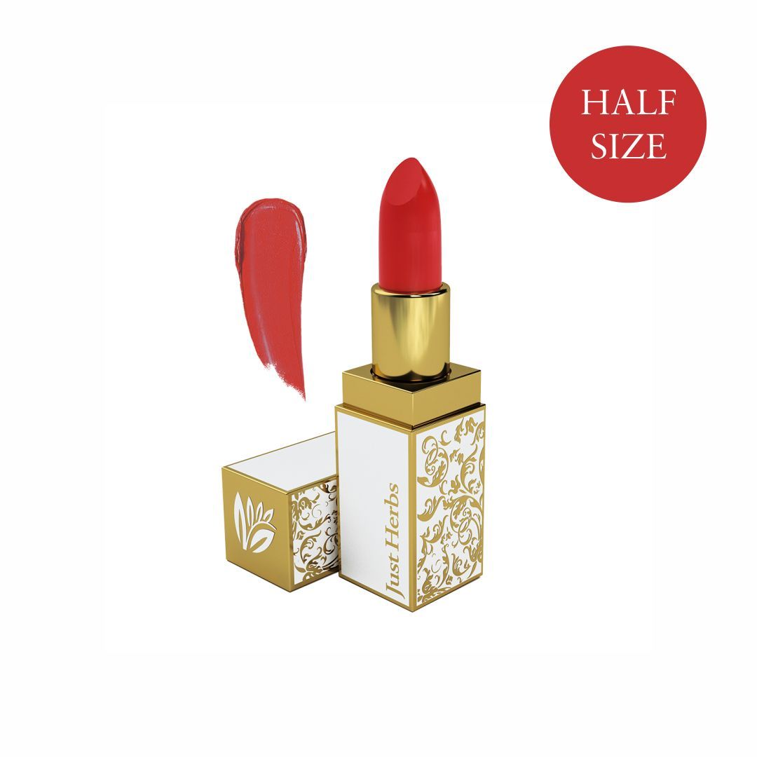 Buy Just Herbs Ayuredic Creamy Matte Lipstick -05 Deep Red (Half - Size)(1.8 g) - Purplle