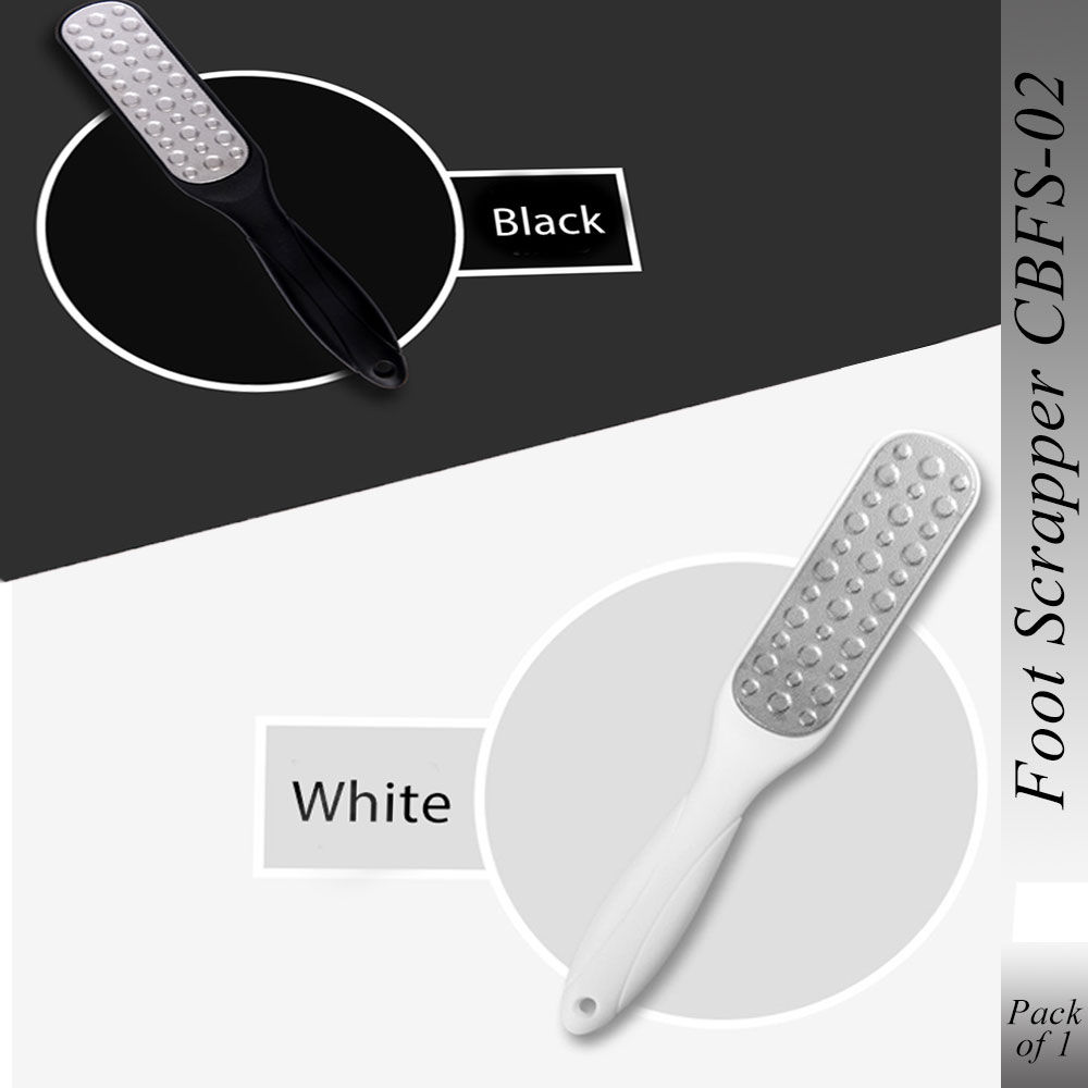 Buy Chaoba Professional Foot Rubbing artifact to remove dead calluses foot scrubber skin grinder Black(CBFS-02)(Color May Vary) - Purplle