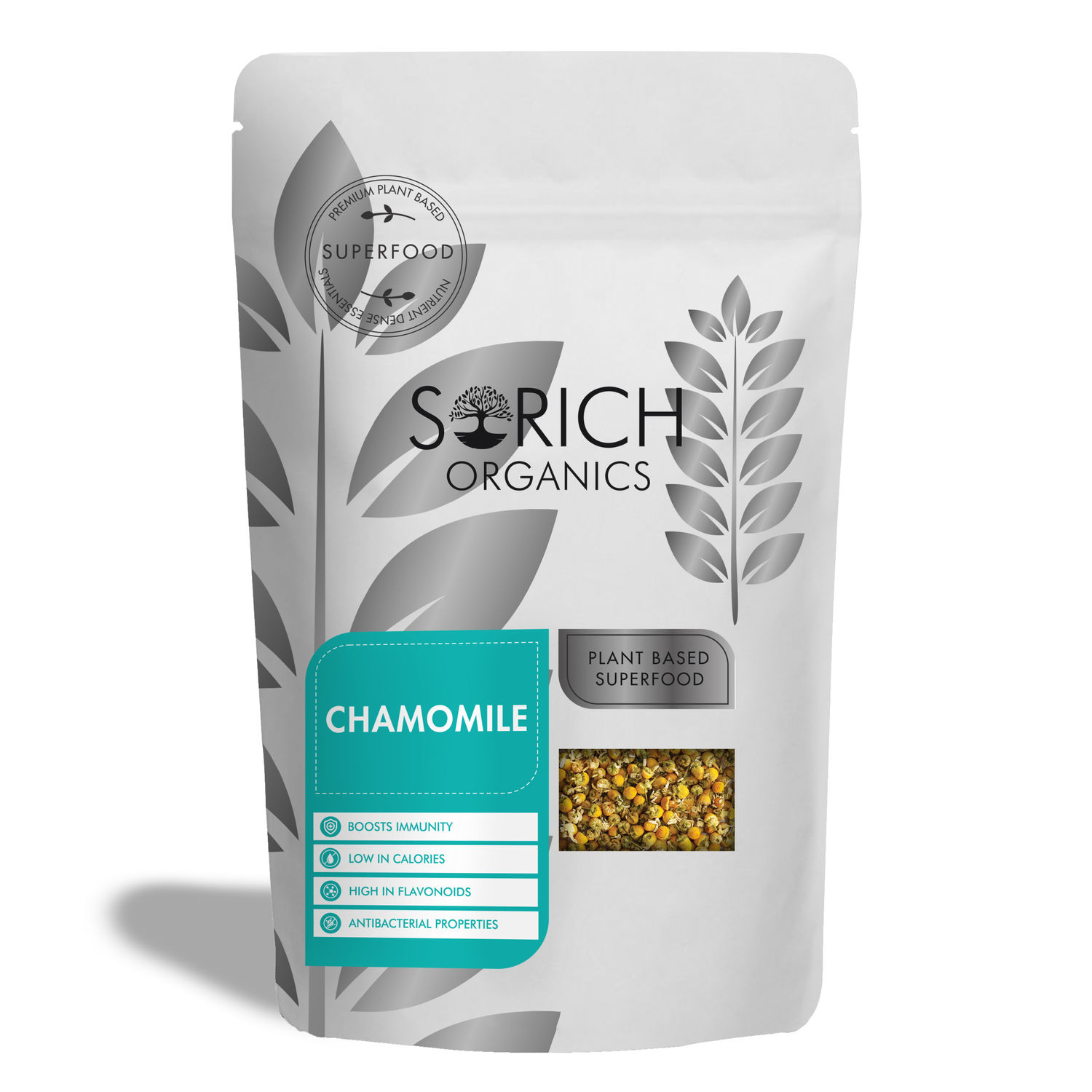 Buy Sorich Organics Chamomile Flower Herbal Tea - Calming & Soothing Sleep Tea for Stress and Anxiety - 100 Gm - Purplle