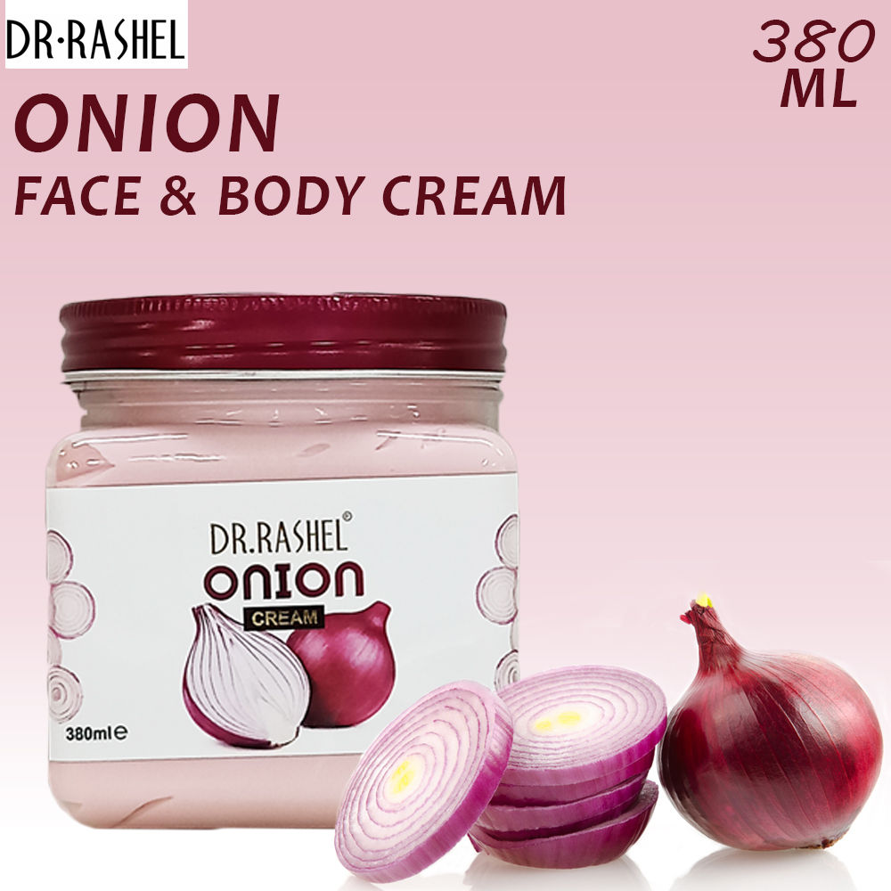 Buy Dr.Rashel Anit-Oxidants Onion Face and Body Cream For All Skin Types (380 ml) - Purplle