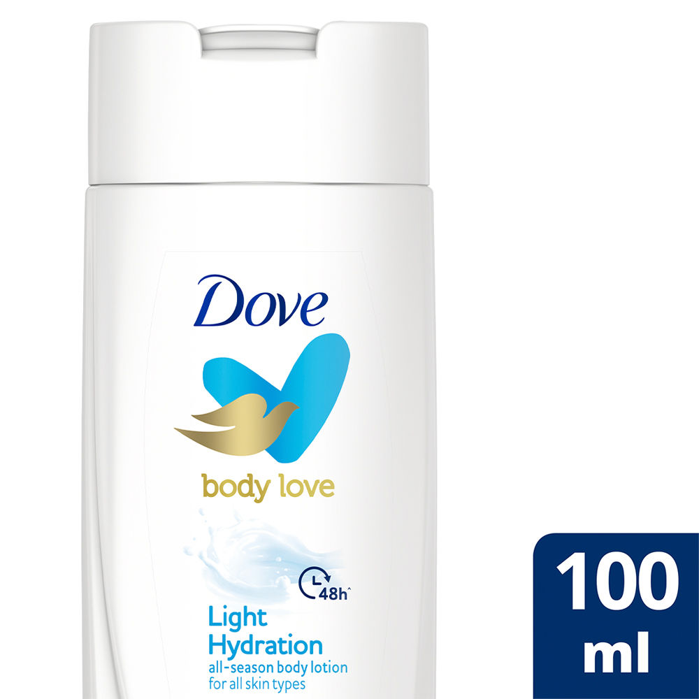 Buy Dove Body Love Light Hydration Body Lotion Paraben Free, 100 ml - Purplle