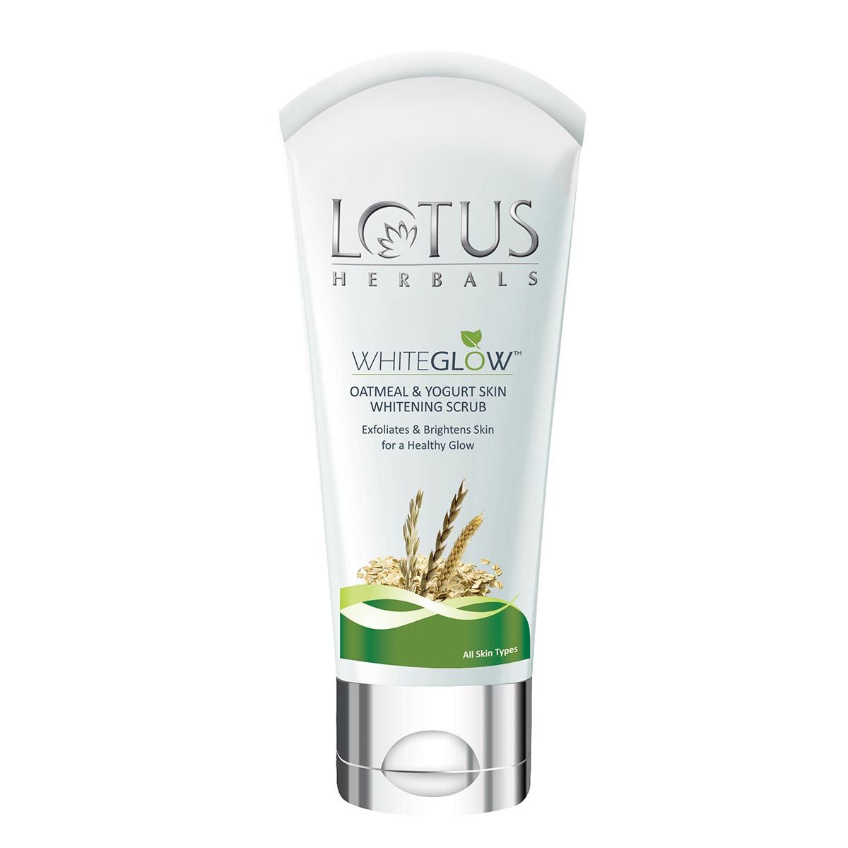 Buy Lotus Herbals Whiteglow Oatmeal & Yogurt Skin Whitening Scrub (50 g) - Purplle