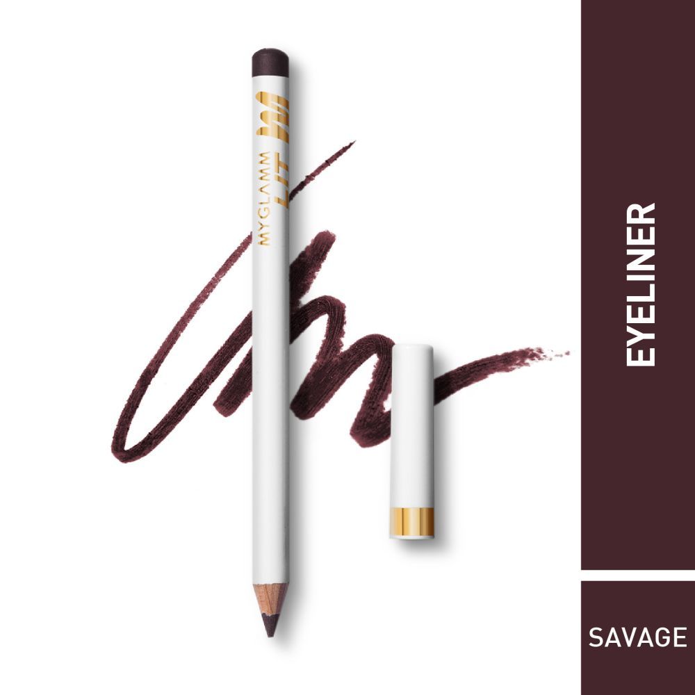 Buy MyGlamm LIT Matte Eyeliner Pencil-Savage-1.14gm - Purplle