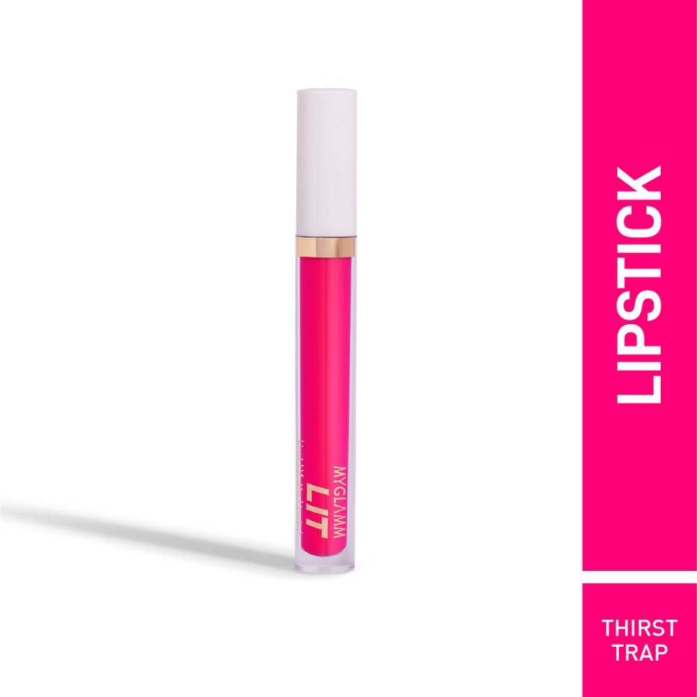 Buy MyGlamm LIT Liquid Matte Lipstick-Thirst Trap-3ml - Purplle