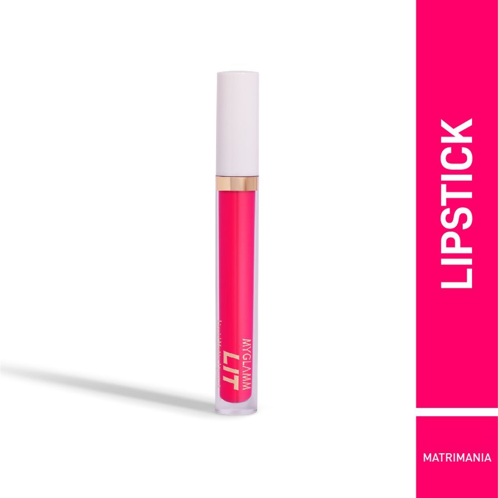 Buy MyGlamm LIT Liquid Matte Lipstick-Matrimania-3ml - Purplle