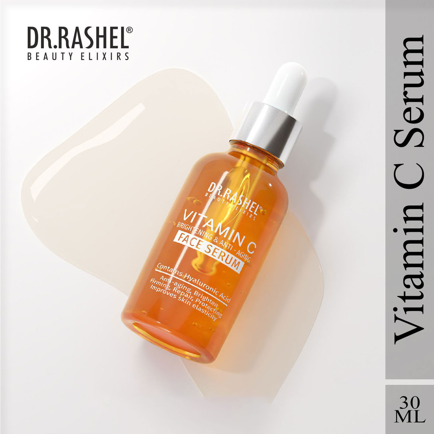 Buy Dr.Rashel Vitamin C Face Serum For Brightening and Anti-Aging (30ml) - Purplle