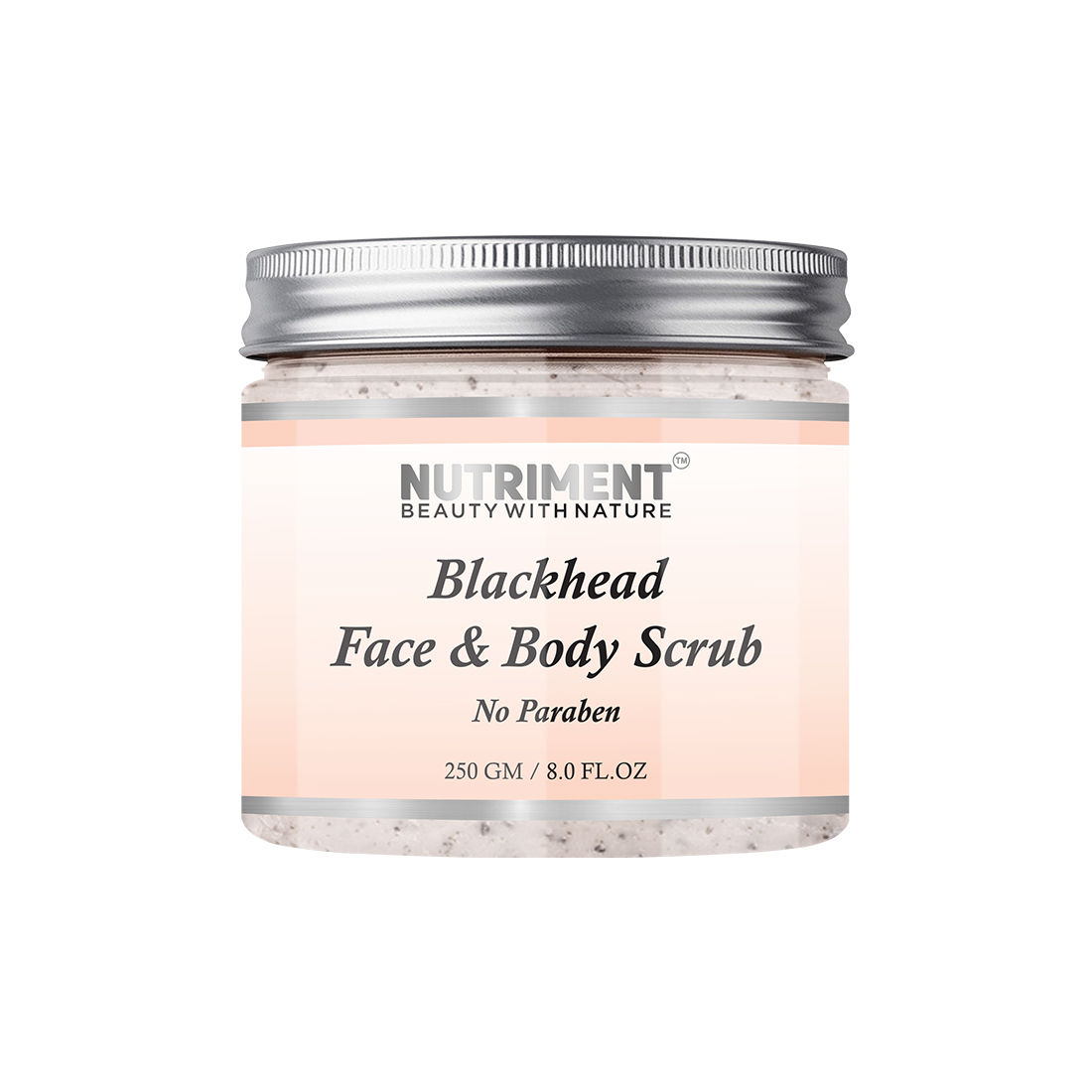 Buy Nutriment BlackHead Face and Body Scrub, 250gm, Suitables for All Skin types. - Purplle