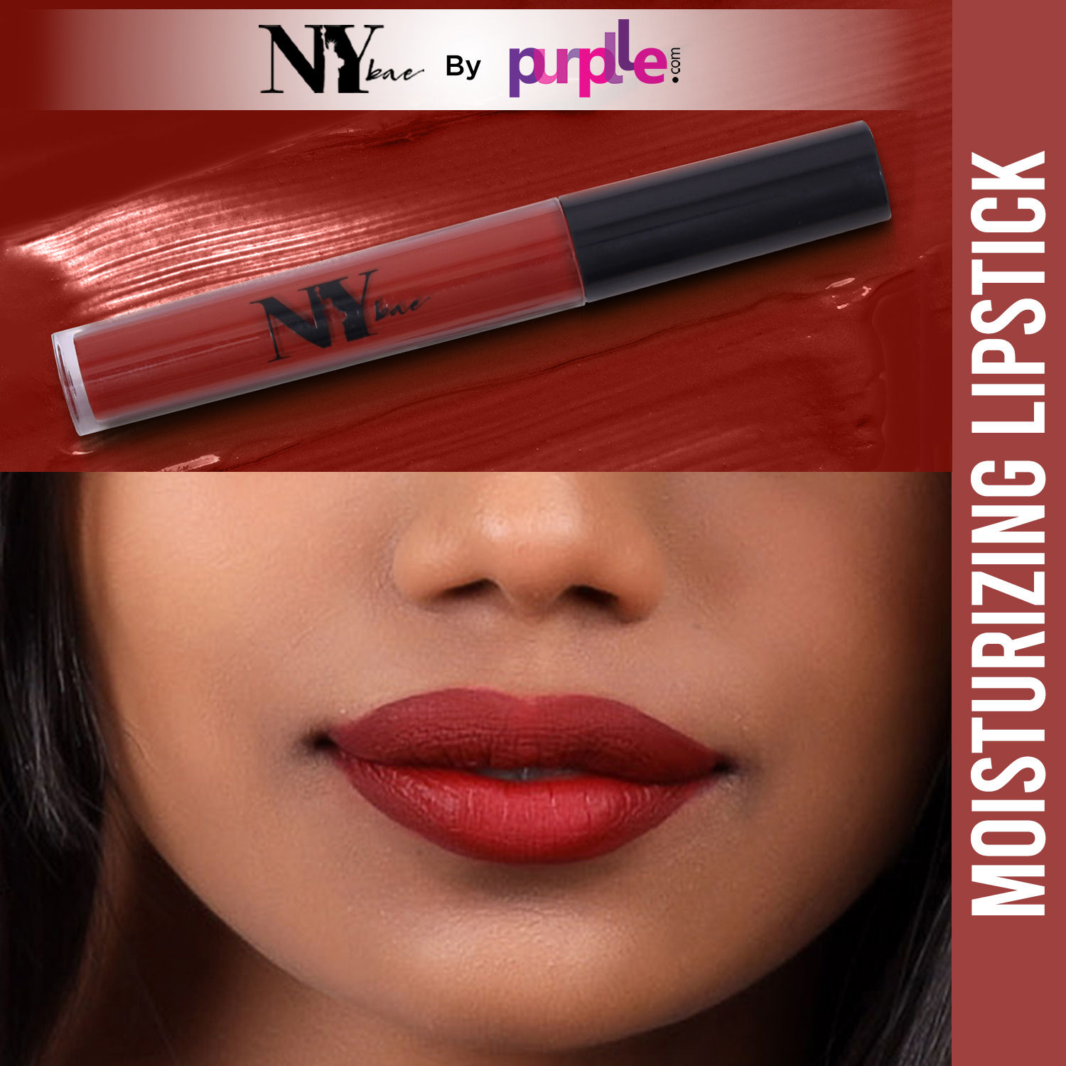 Buy NY Bae Moisturizing Liquid Lipstick | Red | Matte | Hydrating With Vitamin E - Louise's Ellve 34 (2.7 ml) - Purplle