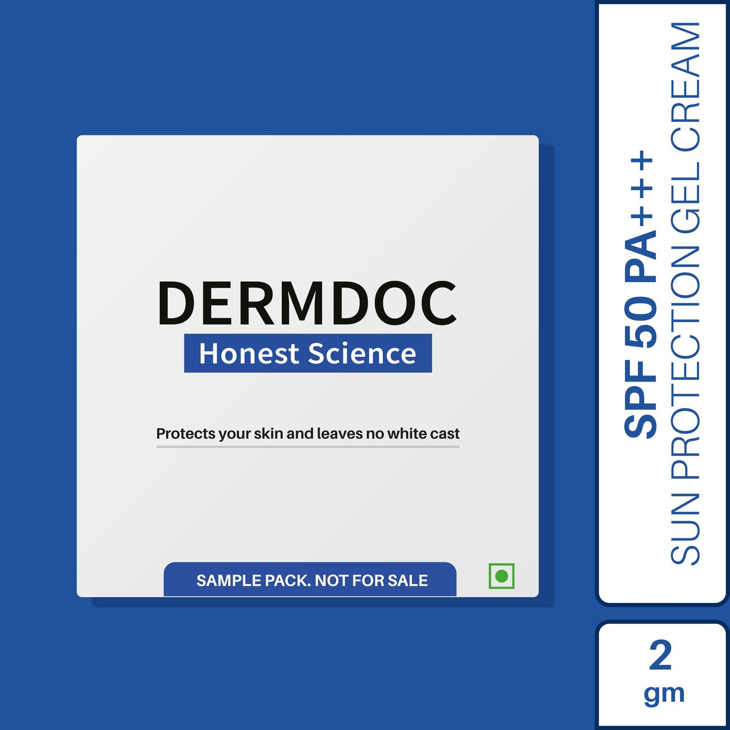 Buy DermDoc Sun Protection Gel Cream with SPF 50 PA+++ (2 gm) - Purplle