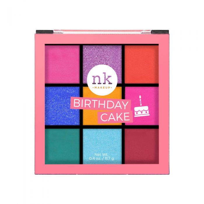 Buy Nicka K Nine Color Eyeshadow Palette - Birthday Cake (11.7 g) - Purplle