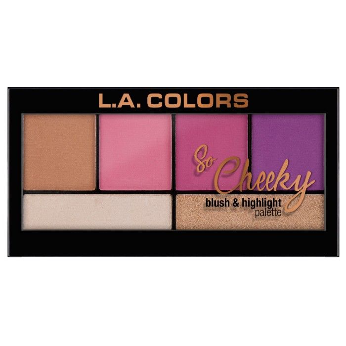 Buy L.A. Colors So Cheeky Blush And Highlight Palette - Sweet & Sassy 22 g - Purplle