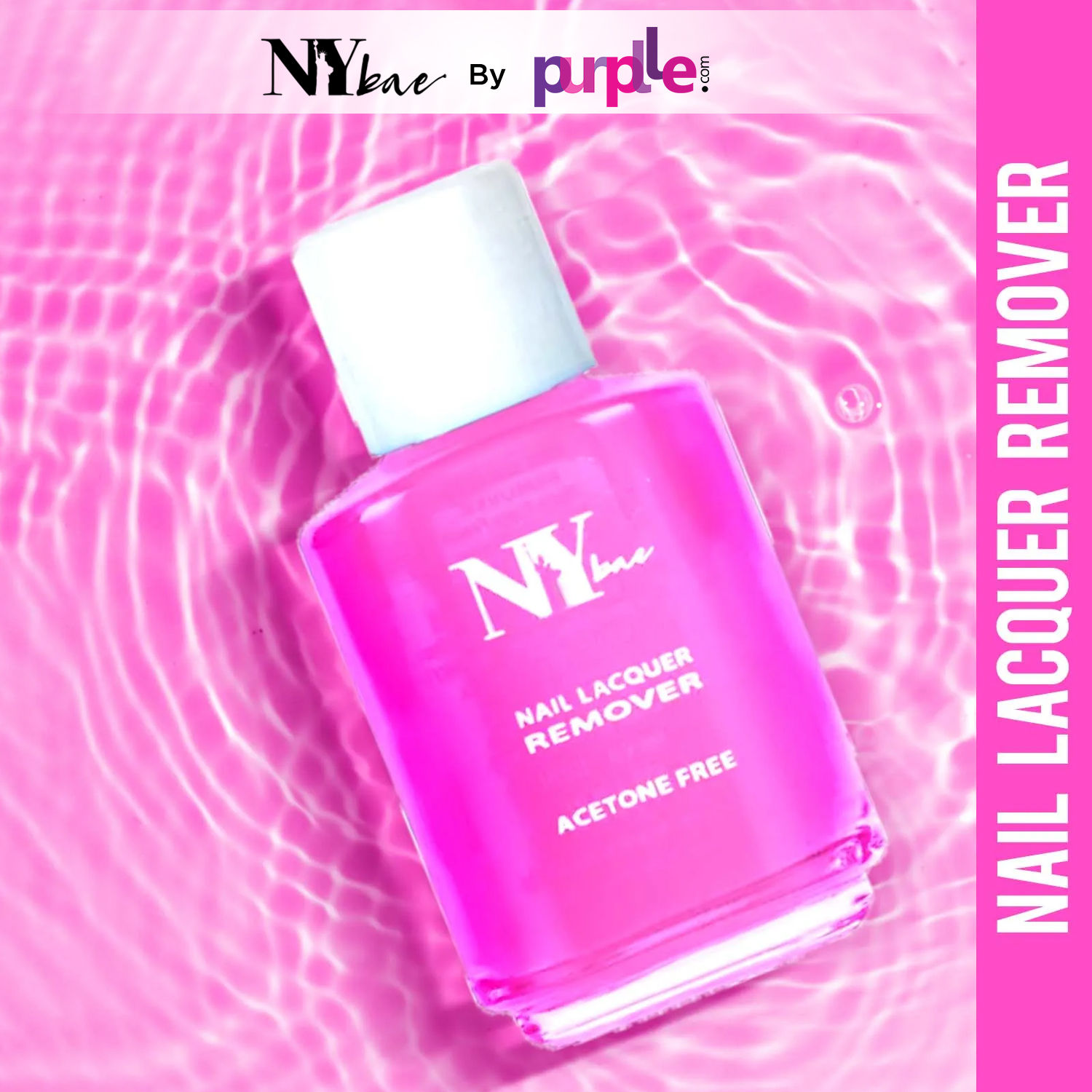 Buy NY Bae Nail Lacquer Remover - Pink (30 ml) - Purplle