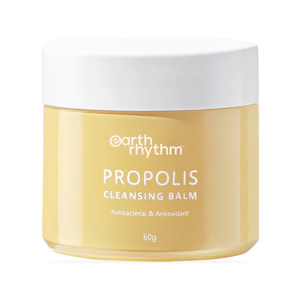 Buy Earth Rhythm Cleansing Balm with the goodness of Propolis & castor Oil | Antibacterial & Antioxidant | Gently Removes Makeup, Retain Moisture, Soothe Problematic Skin | for All Skin Types | Women - 60 G - Purplle