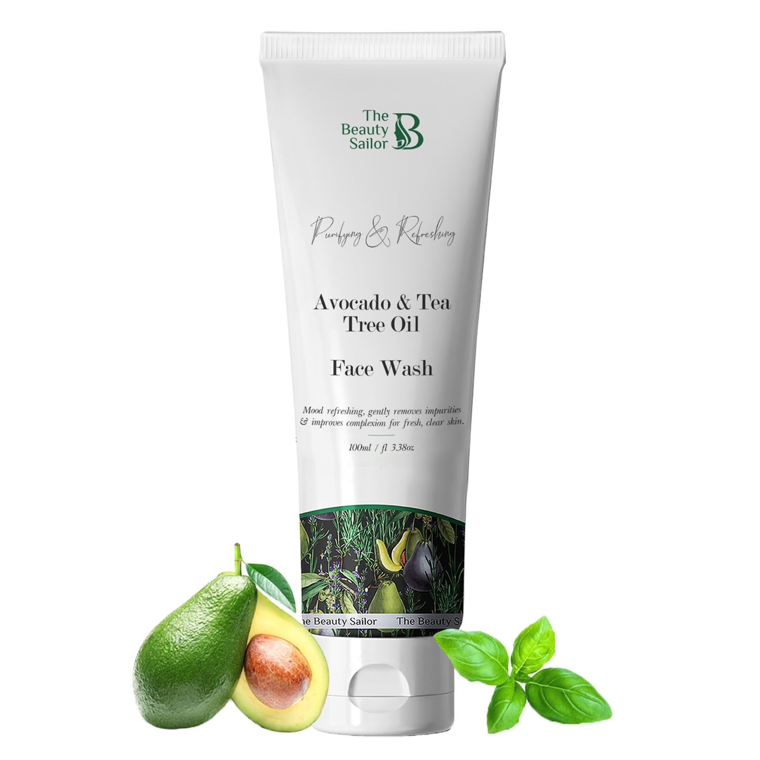 Buy The Beauty Sailor Avocado and Tea Tree Oil Face Wash For Purifying, Refreshing & Improves Complexion of Skin - (100 ml) - Purplle