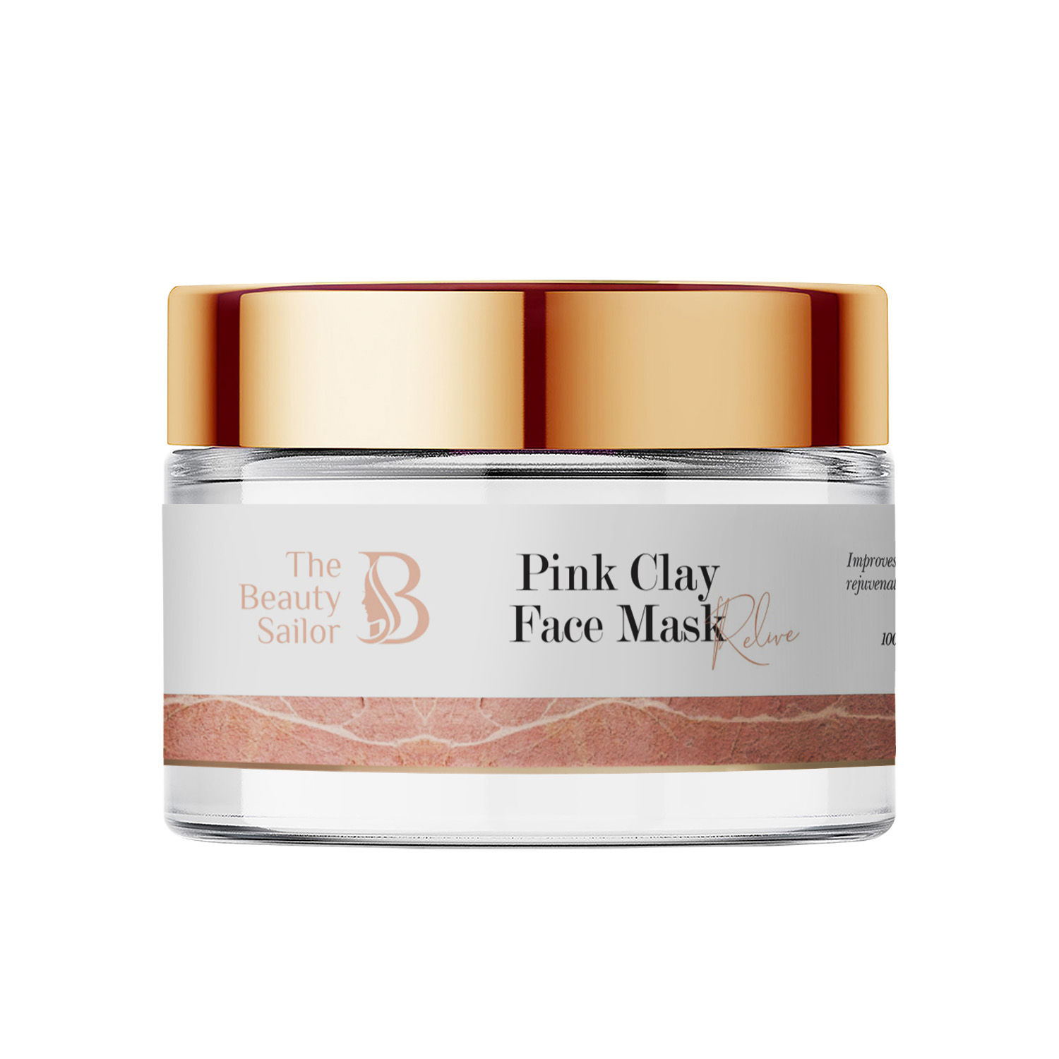 Buy The Beauty Sailor Anti Aging Pink Clay Face Mask for Natural Glow, Anti Wrinkle Face Mask With Avocado oil, Kaolin, Pink clay, Vitamin C & E - (100 g) - Purplle