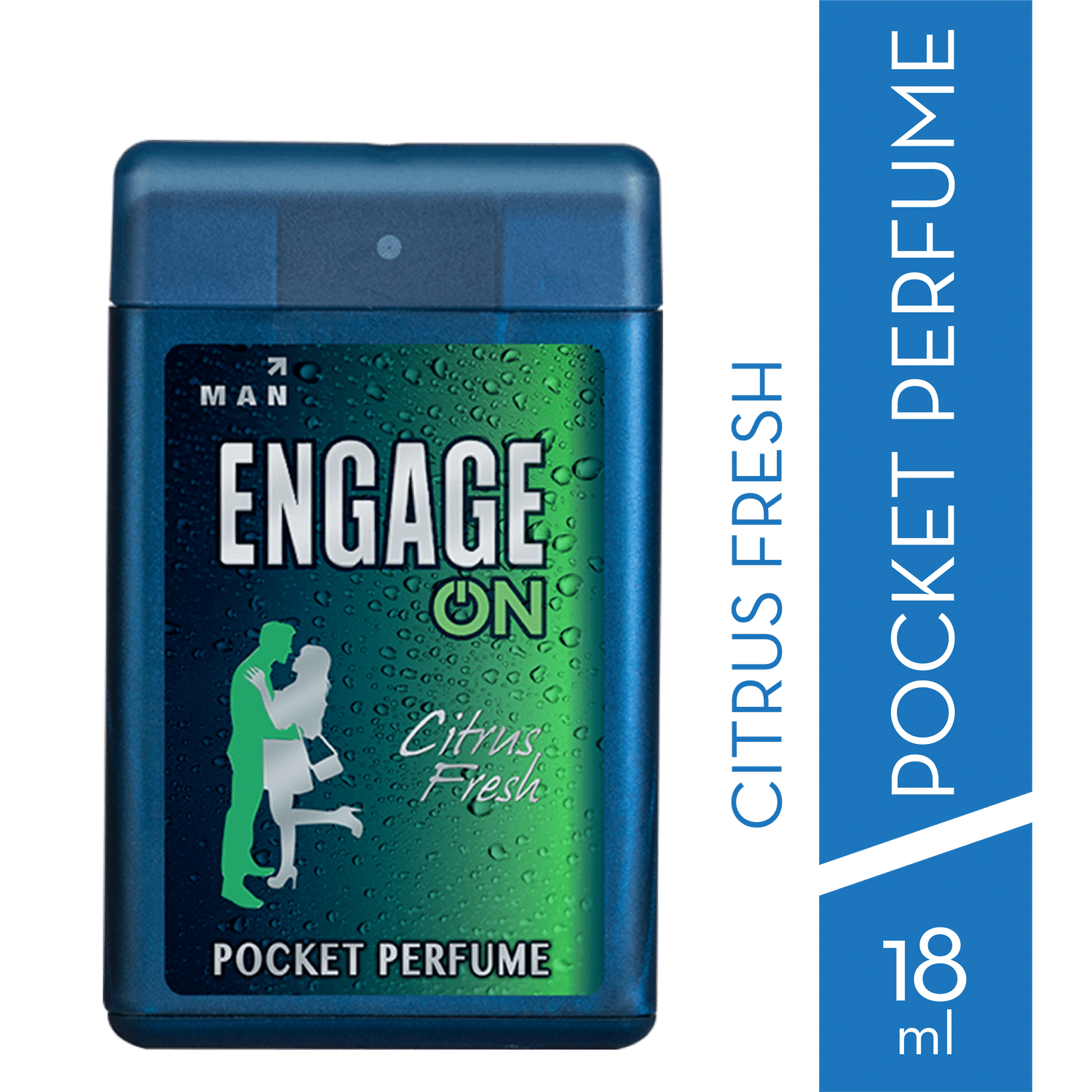 Buy Engage ON Citrus Fresh Pocket Perfume for Men, 18.4 ml - Purplle