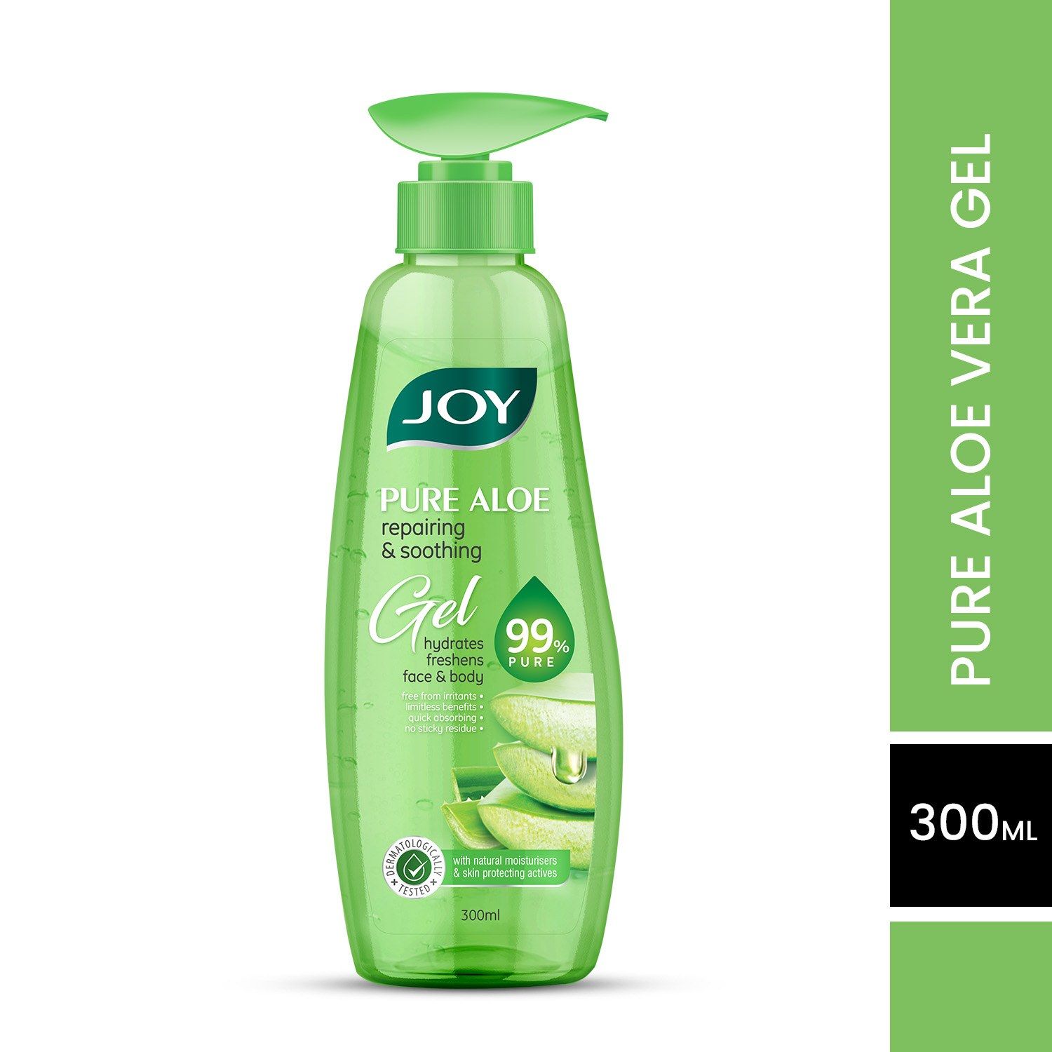 Buy Joy Pure Aloe Repairing & Soothing Aloe Vera Gel for Face & Body 300 ml - Purplle