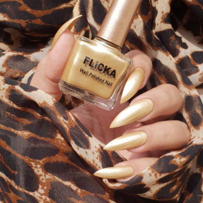 Flicka Well Polished Nail Polish- 43 Sunkissed (9.5Ml)