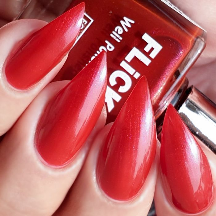 Flicka Well Polished Nail Polish- 100 Wild Fire (9.5Ml)