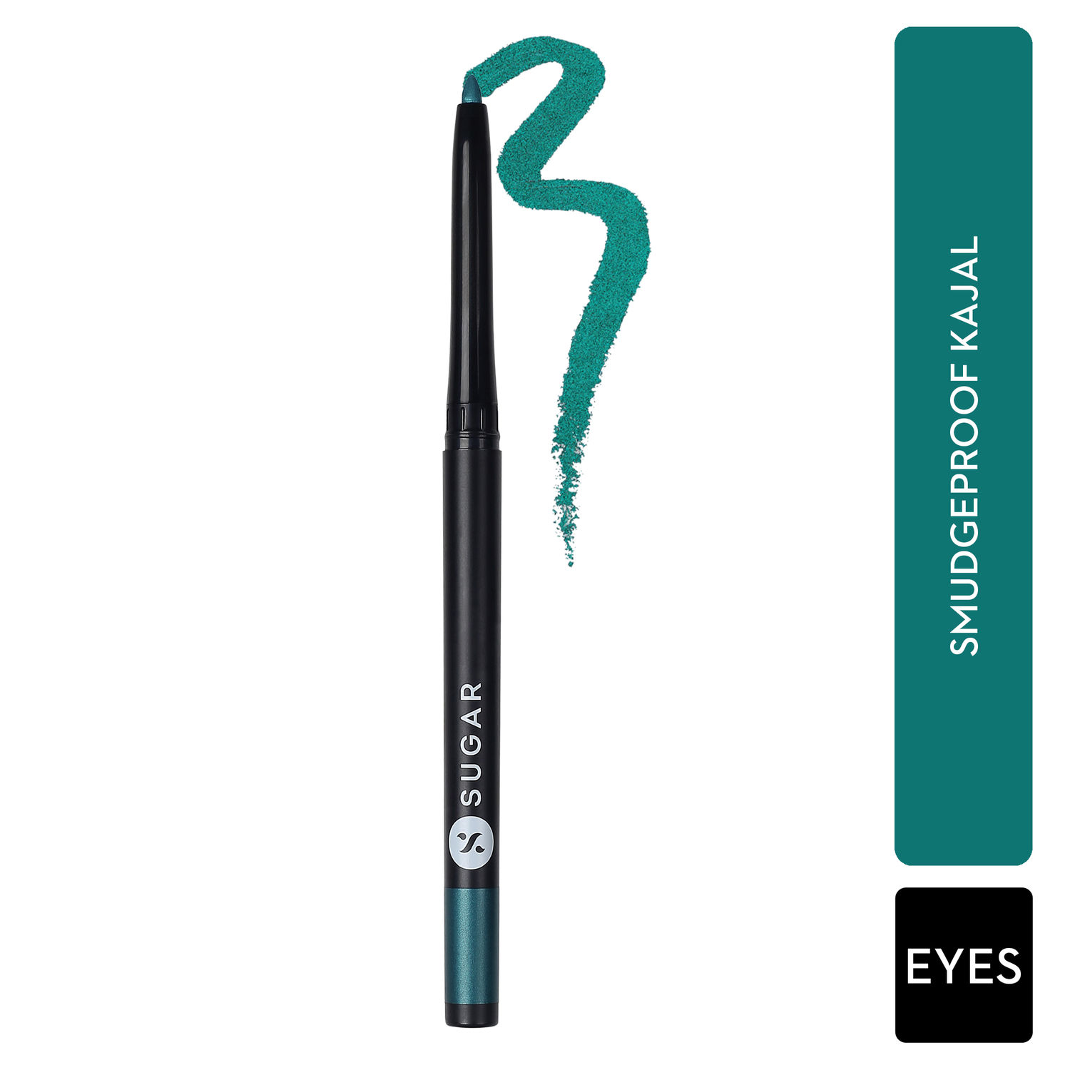 Buy SUGAR Cosmetics - Kohl Of Honour - Intense Kajal - 03 Aqua Lung (Blue Kajal) - Ultra Creamy Texture, Smudge Proof, Water Proof Kajal, Long Lasting Eye Pencil, Lasts Up to 12 hours - Purplle