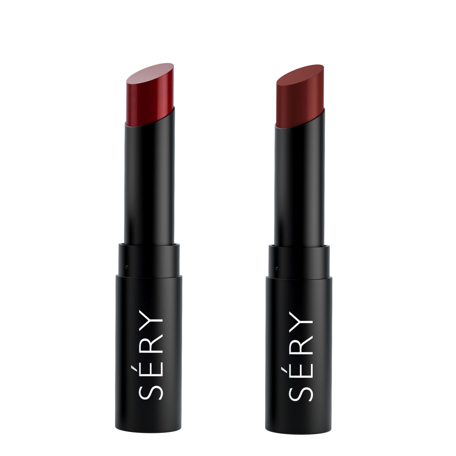 Buy SERY Sery Matte and Creamy Lipstick Combo Cml05, Red Raspberry + Nude Nuts, 3.5 g with Combo offer - Purplle