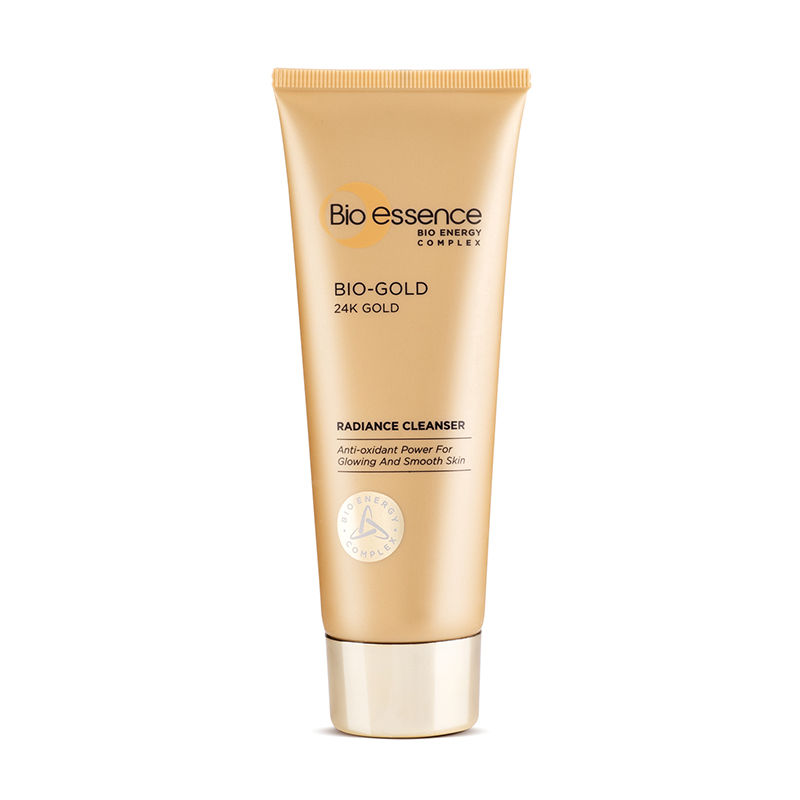 Buy Bio-essence Bio-Gold Radiance Cleanser | With Pure 24K Gold & Bio-Energy Complex™, Anti-Aging, Antioxidant, Gentle Deep-Cleansing Without Skin Tightening, Instantly Refreshes (100 g) - Purplle