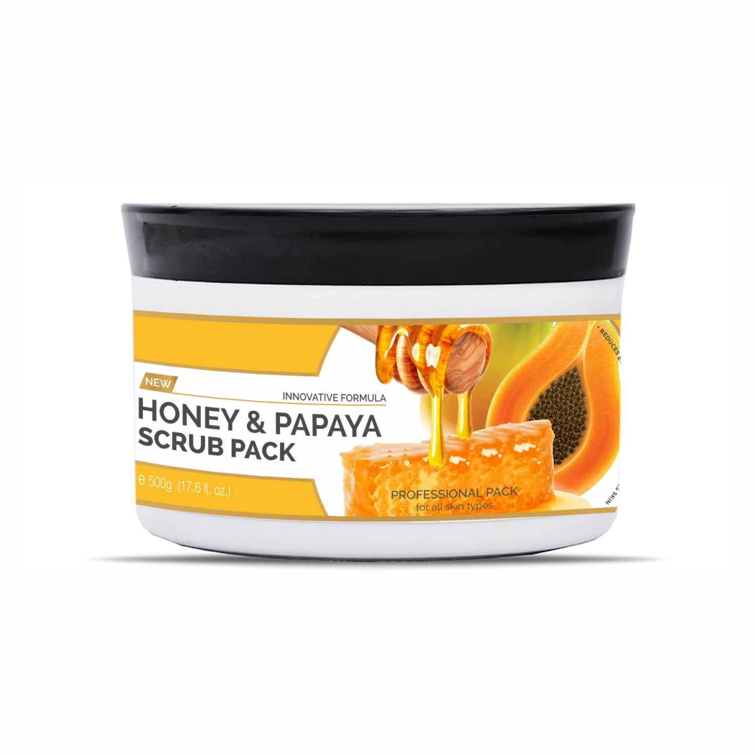 Buy OxyGlow Herbals Honey and Papaya Enzymes Scrub,500g, Remove impurities - Purplle