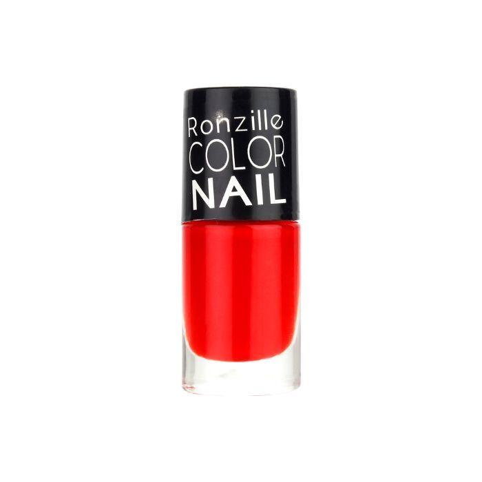 Buy Ronzille Exclusive Glossy Finish Nail Polish Poppy Red Glossy (333) - Purplle