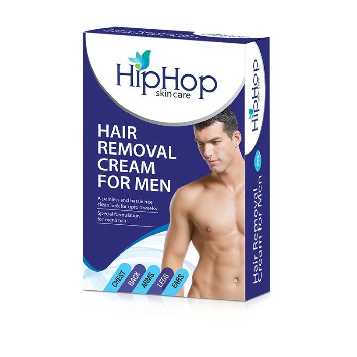 Buy HipHop Skincare Hair Removal Cream for Men, Painless Hair Removal, Infused with Aloe Vera, For All Skin Types (100 GM) - Purplle