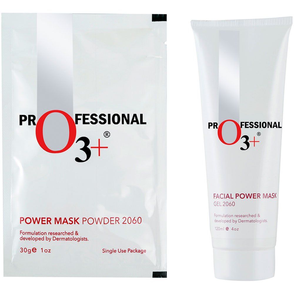 Buy O3+ Facial Power Mask Gel & Power Mask 2060 Powder (120 + 30g) - Purplle