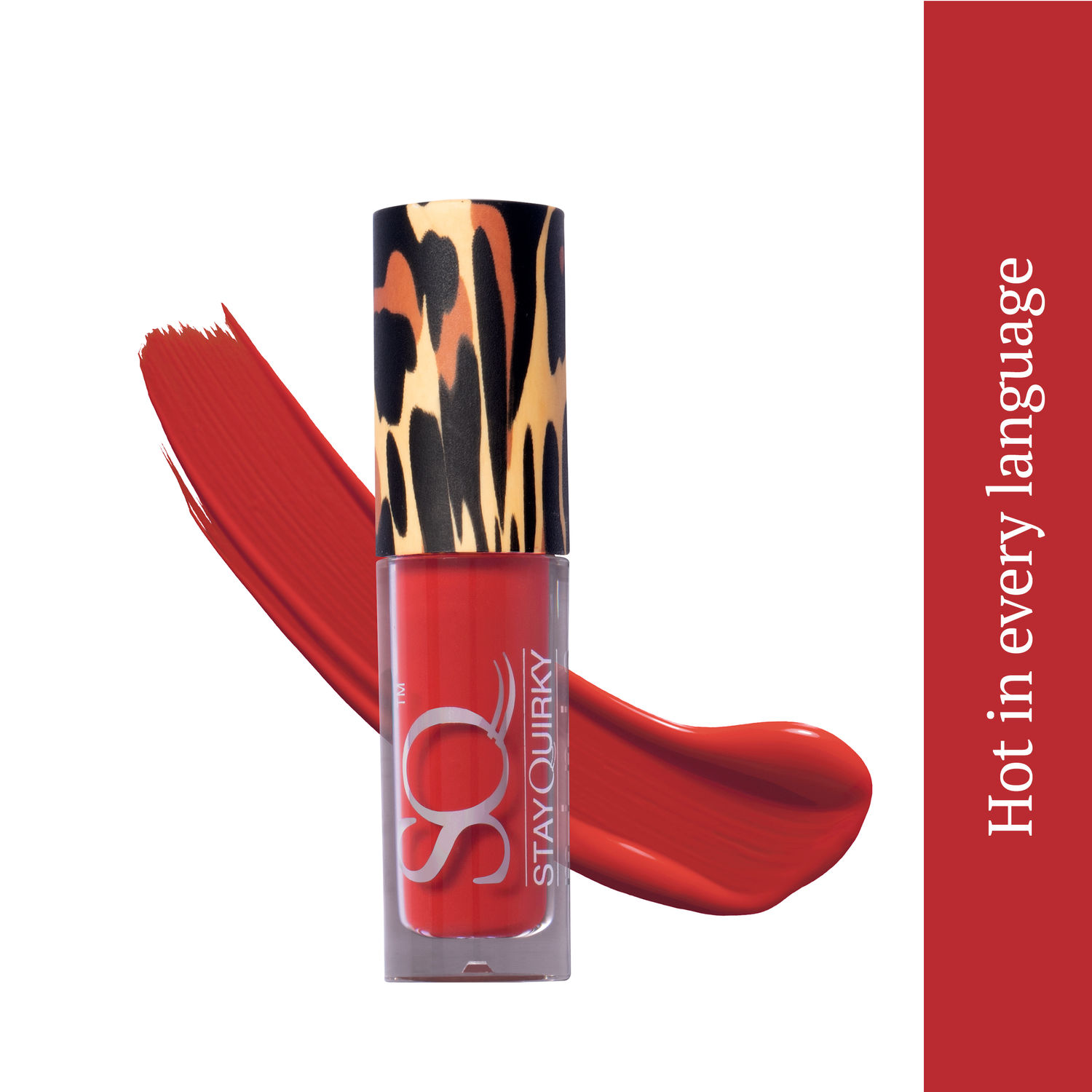 Buy Stay Quirky Mini Liquid Lipstick Red - Hot In Every Language 6 | Highly Pigmented | Non-drying | Long Lasting | Easy Application | Water Resistant | Transferproof | Smudgeproof (1.6 ml) - Purplle