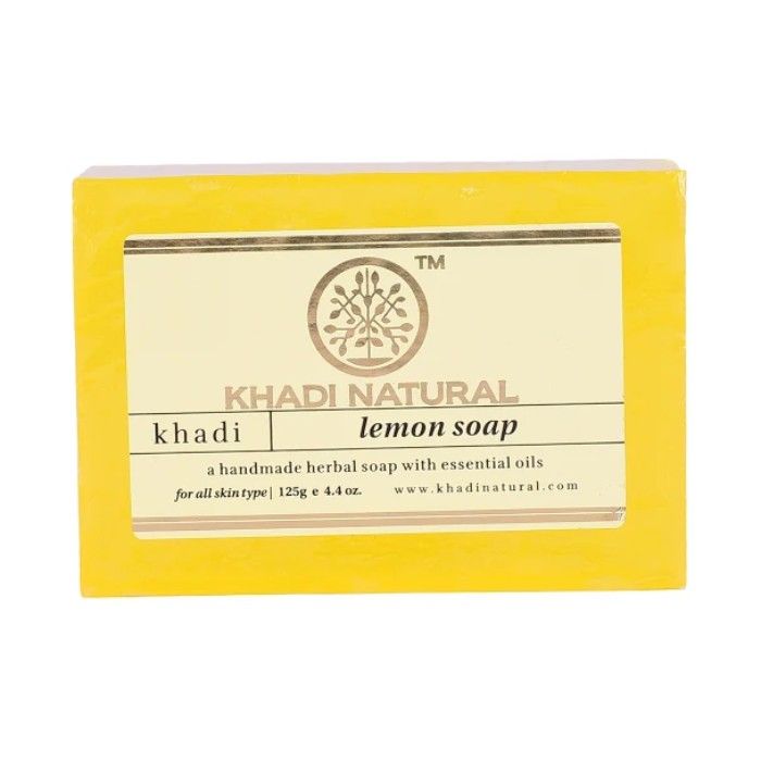 Buy Khadi Natural Ayurvedic Lemon Soap (125 g) - Purplle