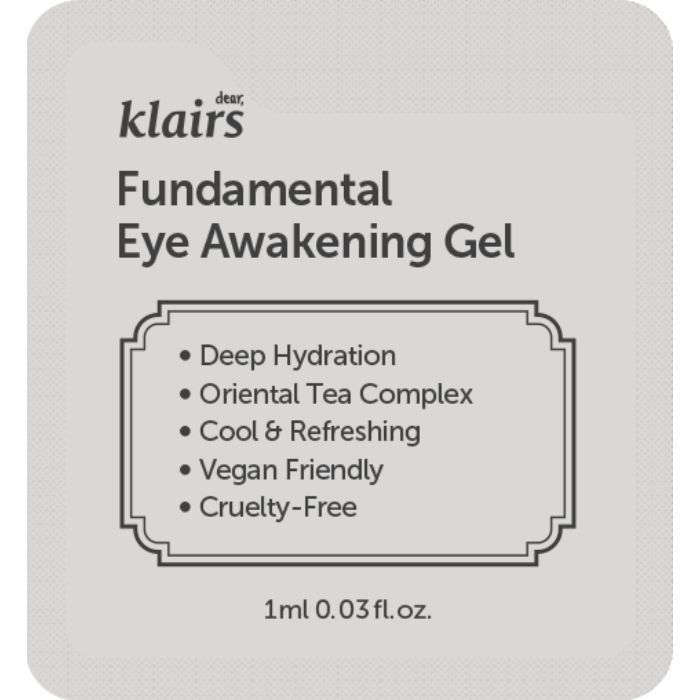 Buy Dear Klairs Fundamental Eye Awakening Gel Sample (1 ml) - Purplle