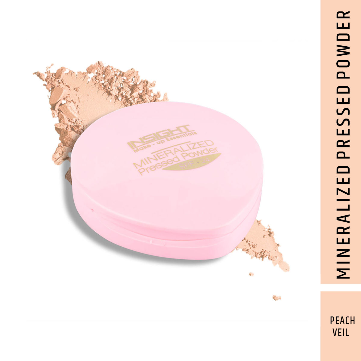 Buy Insight Mineralized Pressed Powder Spf 24 (C-33) - Peach Veil (9Gm) - Purplle