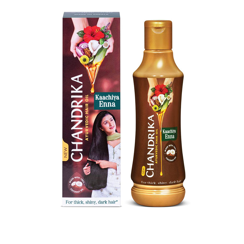 Buy Chandrika Kachiya Enna Ayurvedic Hair Oil - 95ml(95ml) - Purplle