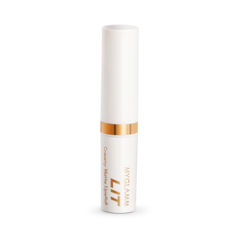 Buy MyGlamm LIT Creamy Matte Lipstick-French 75-3.7gm - Purplle