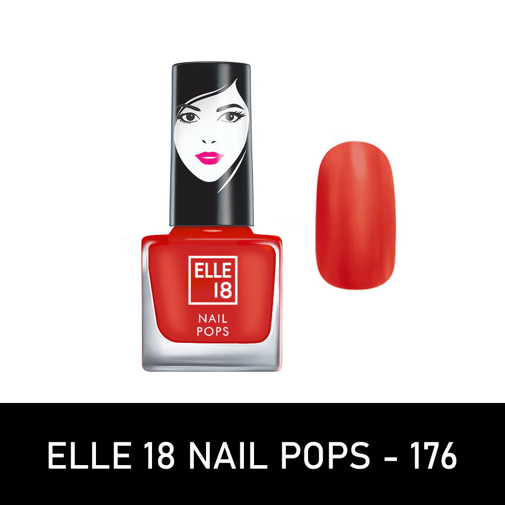 Buy Elle18 Nail Pops Nail Color 176, 5ml - Purplle