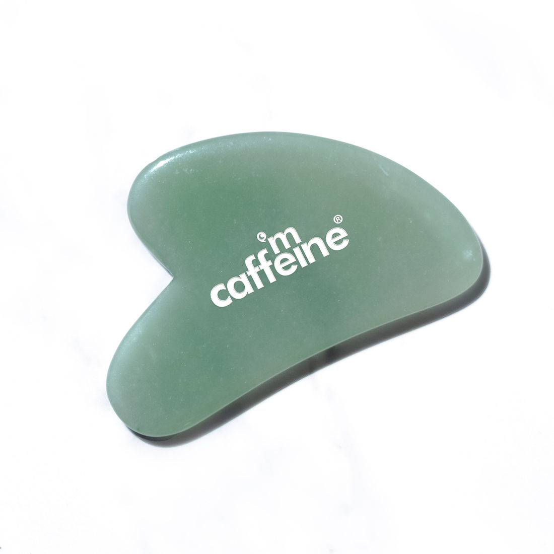 Buy mCaffeine Gua Sha - Green Quartz Face Massaging Stone | For Skin Toning, Reducing Puffiness & Skin Elasticity | For Men & Women | Made with Aventurine | Loaded with Positive Energy & Vitality - Purplle
