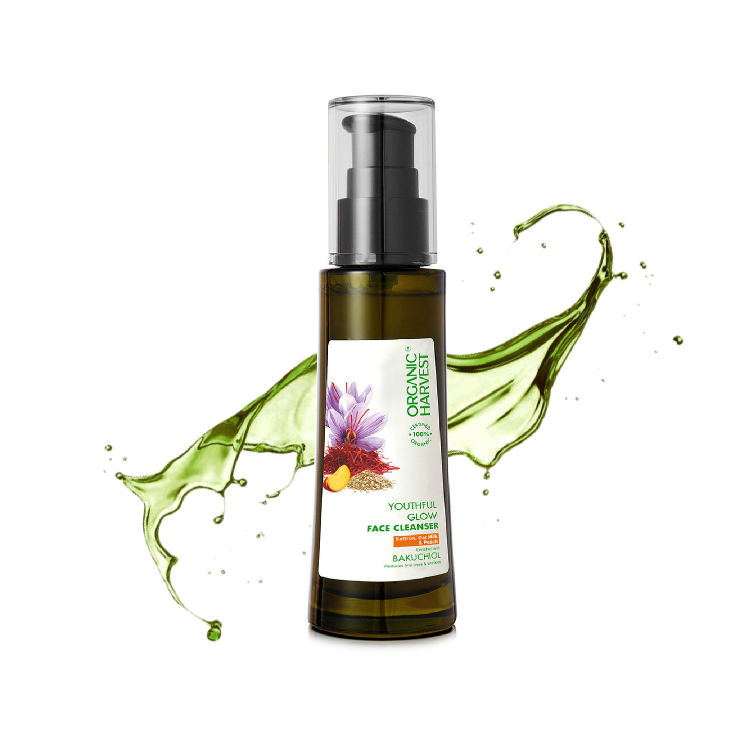 Buy Organic Harvest Youthful glow face cleanser (150 ml) - Purplle