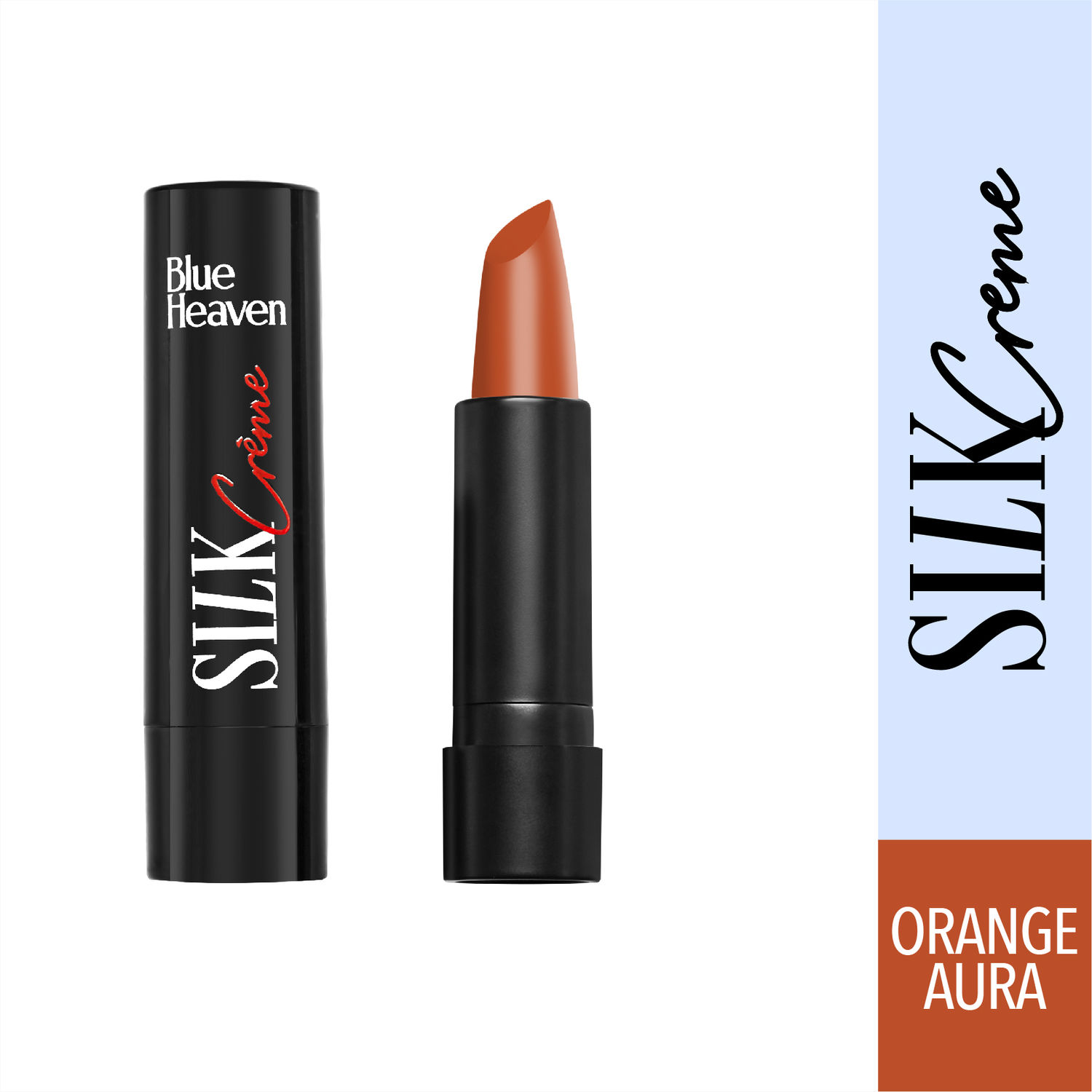 Buy Blue Heaven Silk Walkfree Creme Lipstick Orange Aura S-06 (4 g) - Purplle