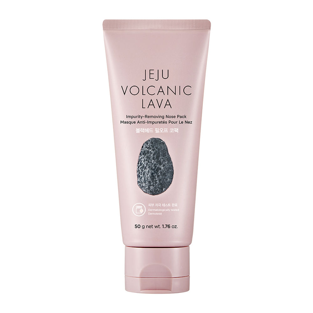 Buy The Face Shop Jeju Volcanic Lava Impurity Removing Nose Pack, nose clay mask to remove blackheads & whiteheads instantly 50g - Purplle