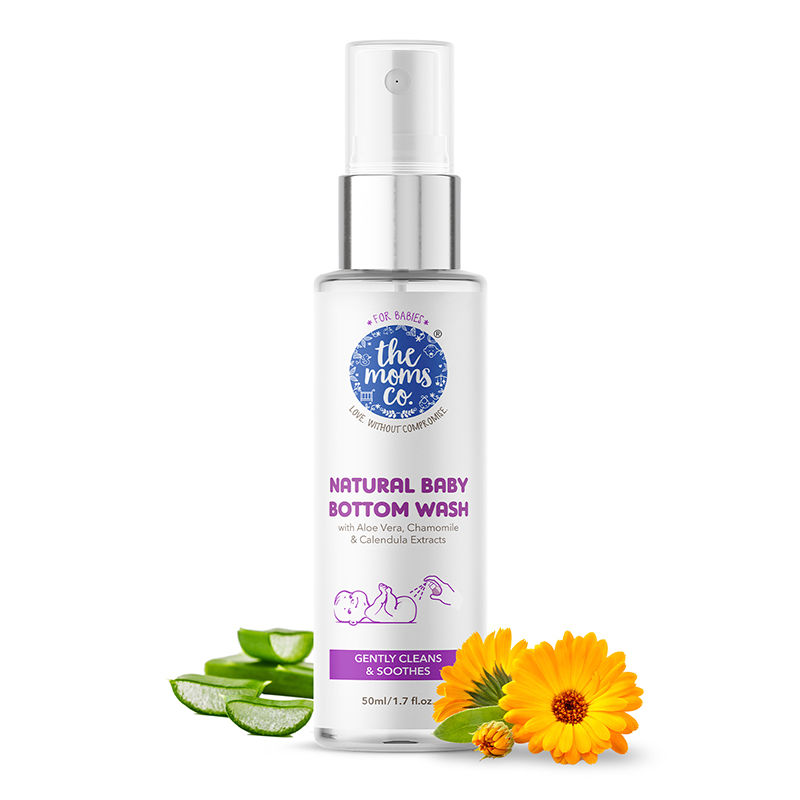 Buy The Moms Co. Natural Baby Bottom Wash (50 ml) - Purplle