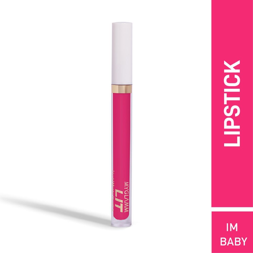 Buy MyGlamm LIT Liquid Matte Lipstick-I'm Baby (3 ml) - Purplle