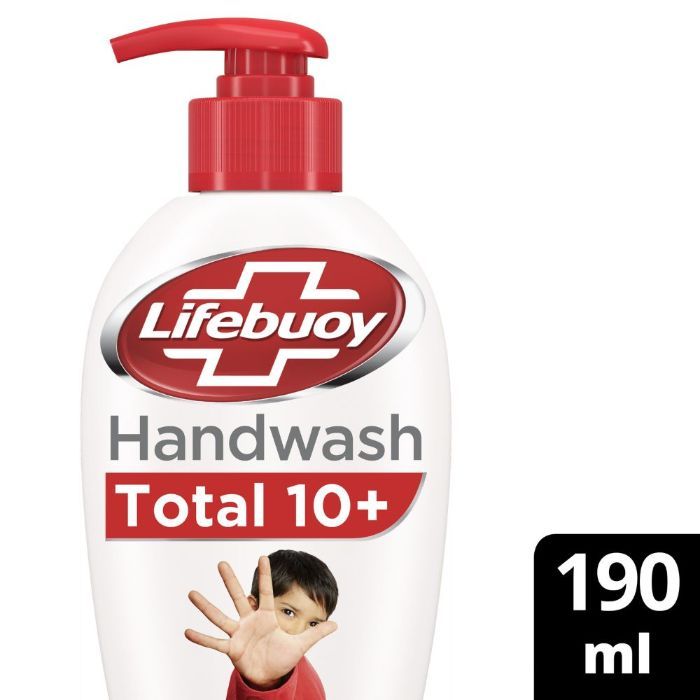 Buy Lifebuoy Total 10 Germ Protection Handwash 190 ml With Refill Pouch 185 ml Free - Purplle