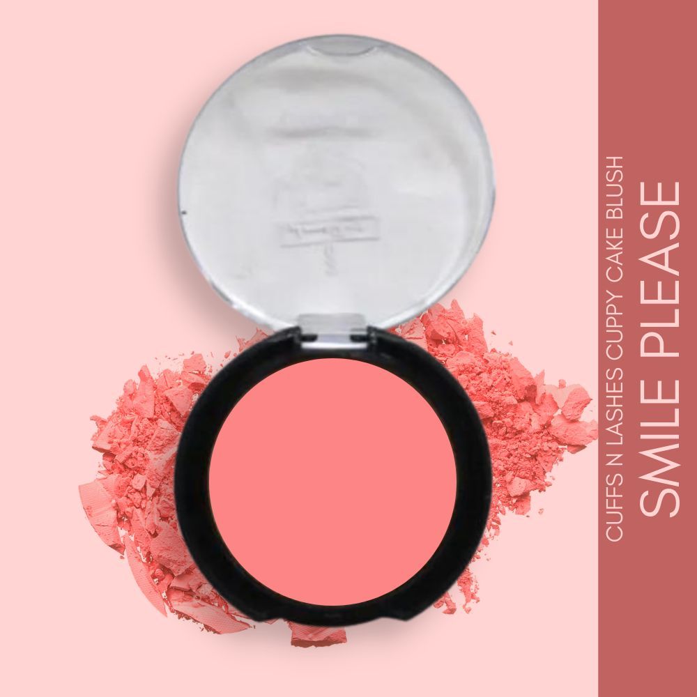 Buy Cuffs N Lashes Cuppy Cake Blush, Smile Please - Purplle