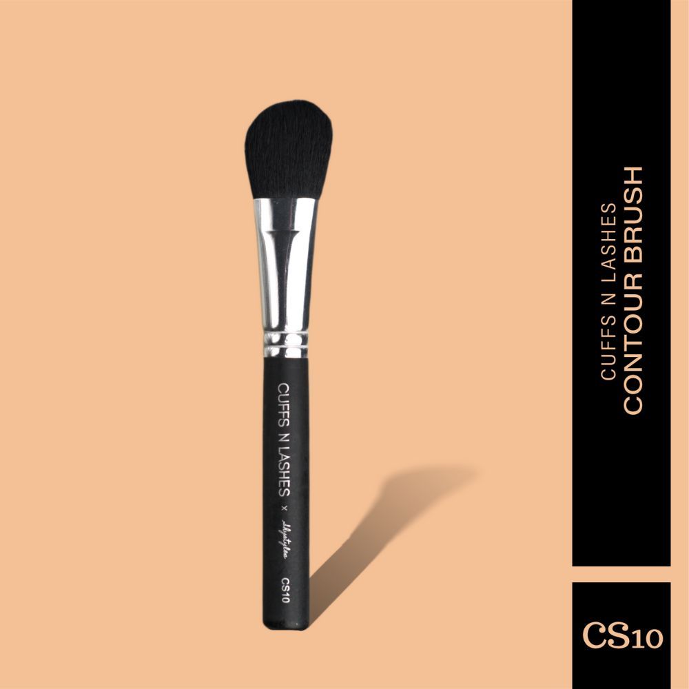 Buy Cuffs N Lashes X Shystyles Makeup Brushes, CS10 Contour Brush - Purplle