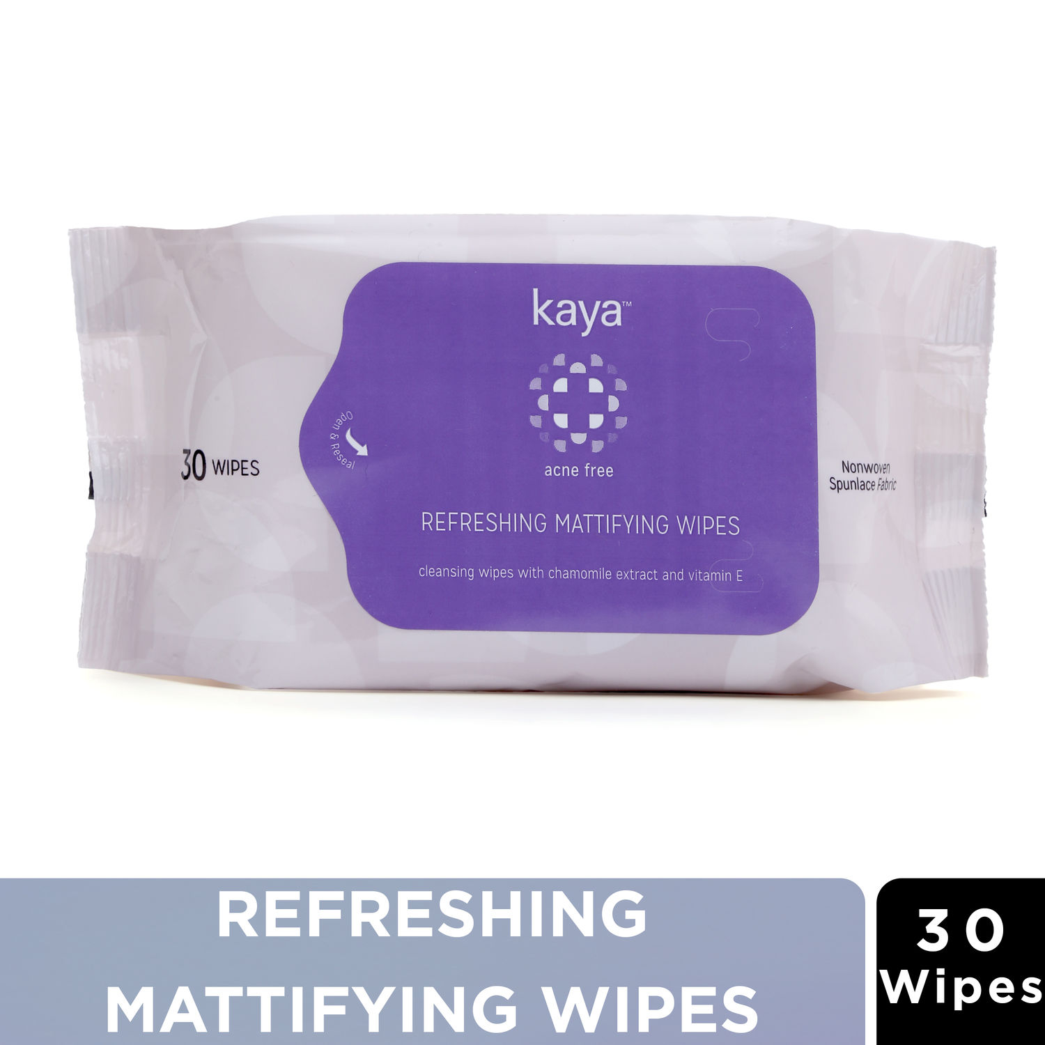 Buy Kaya Refreshing Mattifying Wipes (30 Wipes) - Purplle