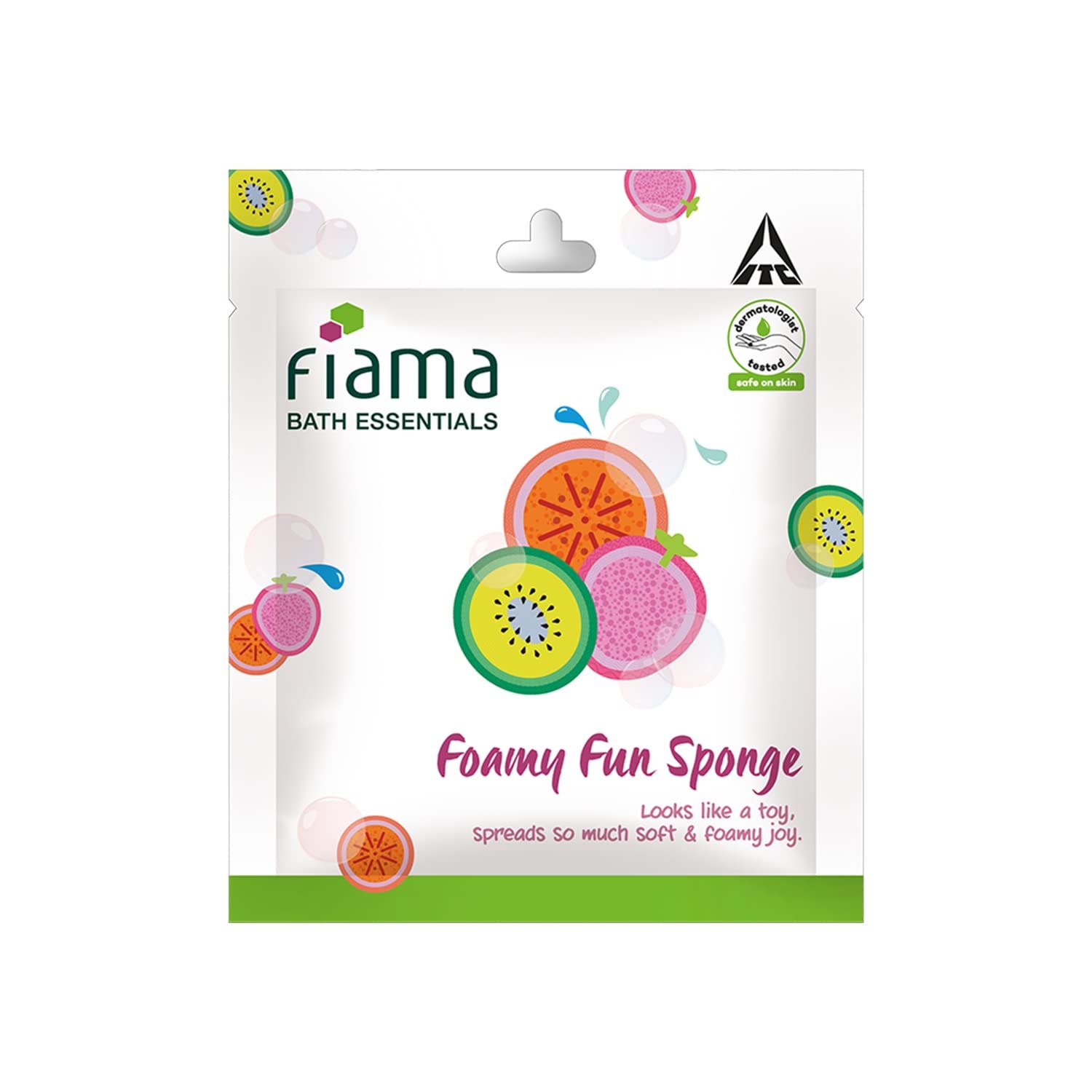 Buy Fiama Bath Essential Foamy Fun Sponge - Purplle