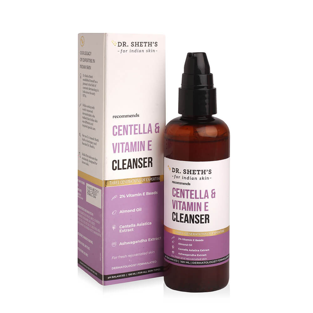 Buy Dr. Sheth's Centella & Vitamin E Cleanser (100 ml) - Purplle